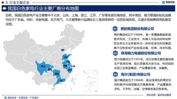 家电行业战略地图