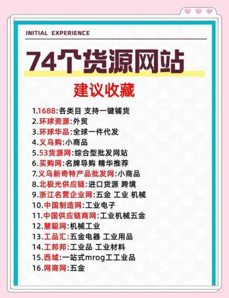 电商十大货源批发平台